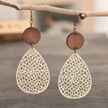 Hollow Drop Earrings
