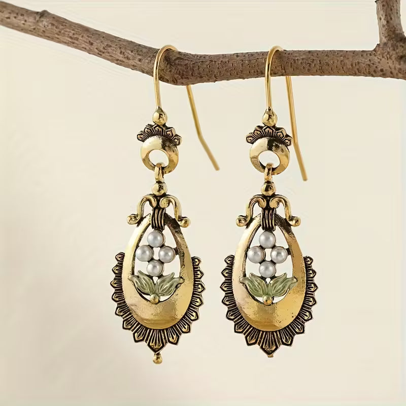 Pearl Water Drop Earrings