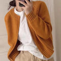 Carina® | elegant short knitted sweater for women