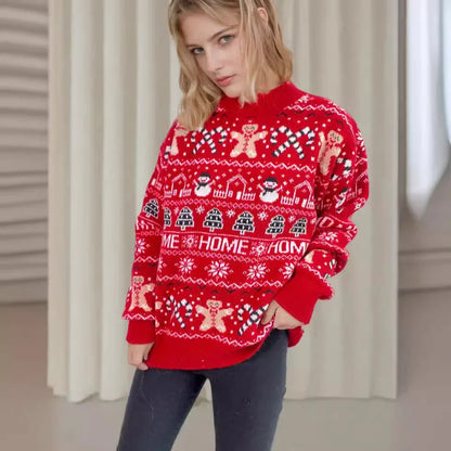 Eva® | Ugly Christmas sweater with a snowman motif