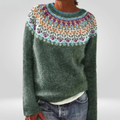 Lena® | Warm women's sweater with a crew neck