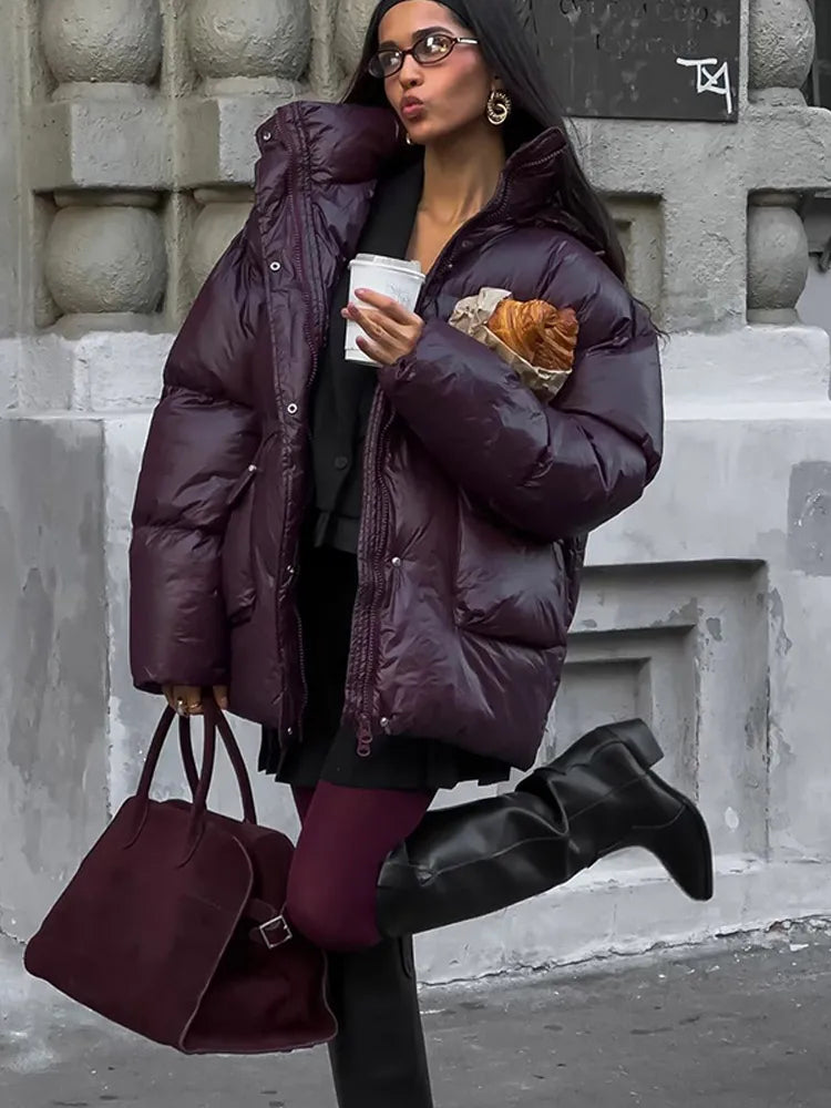 JO | warm, fluffy down jacket