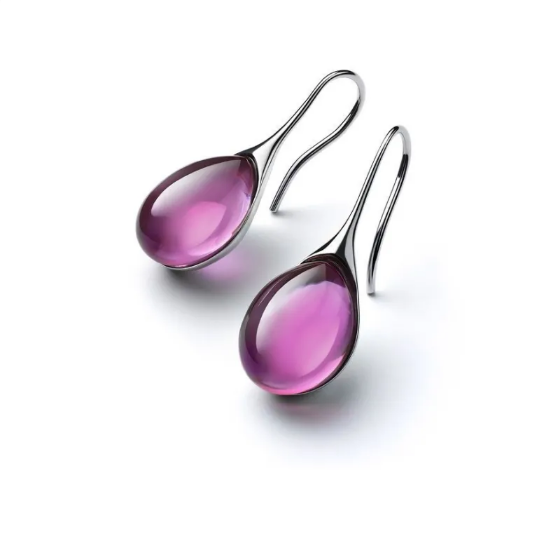 Inlaid Opal Earrings