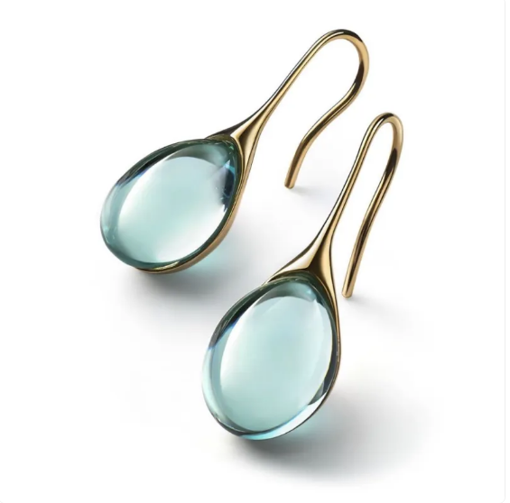 Inlaid Opal Earrings