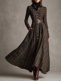 Brown Black Plaid