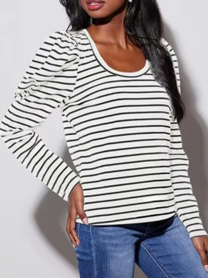 Bryton® | Puff Sleeve Sweater With Long Sleeves