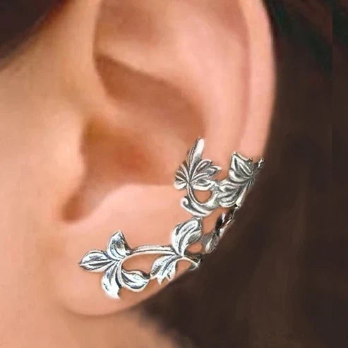 Silver Leaf Earrings